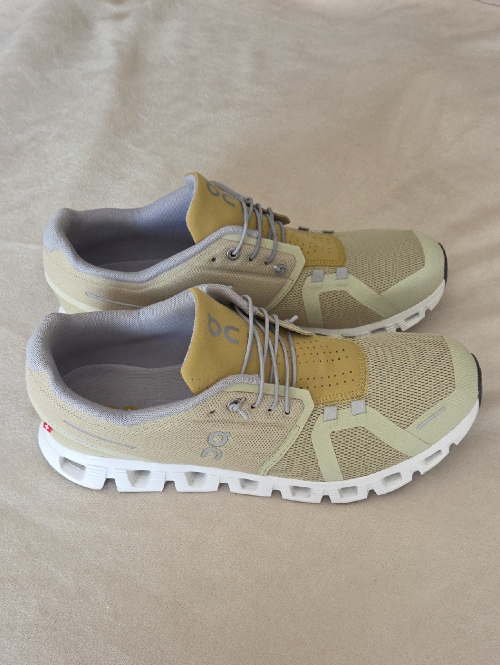 Immaculate Men's On Running Sneakers, Size 11, Color, Tan.